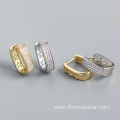 Silver 925 Gold Plated 18k U Shape Earrings